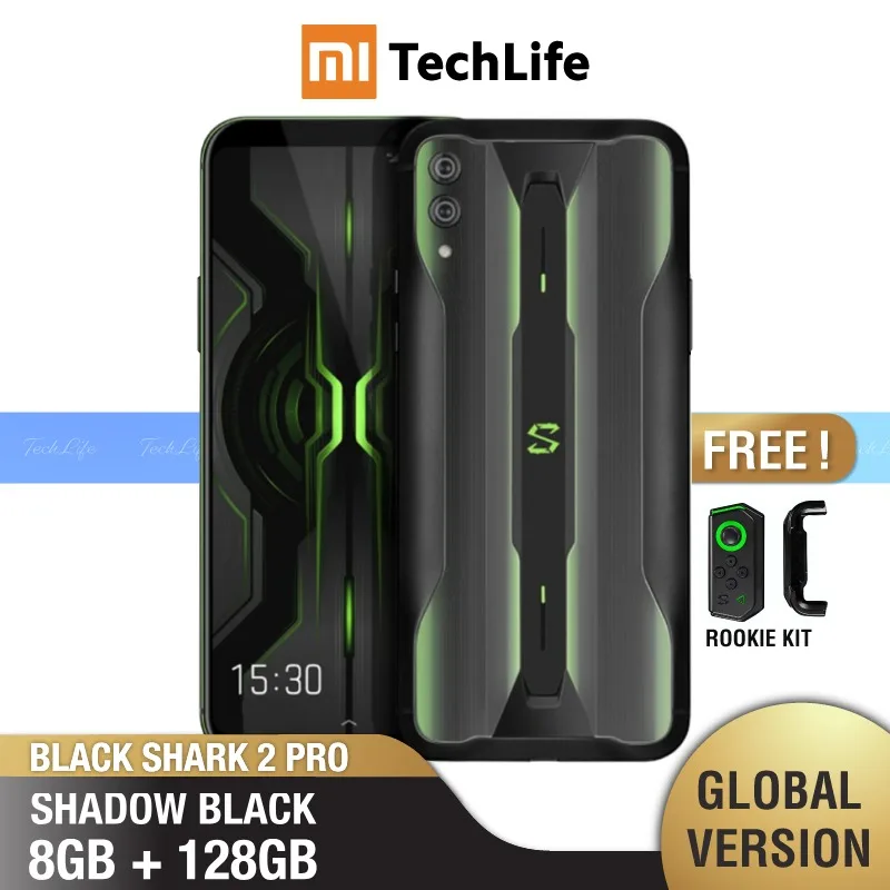 Глобальная Версия Black Shark 2 Pro 128 Гб ROM 8 Гб RAM(абсолютно новая/герметичная) black shark 2 pro, blackshark2pro, blackshark - Цвет: Shadow Black