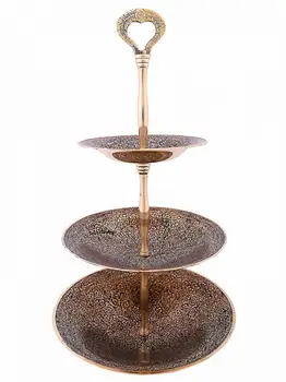 

Vase-cabaretnitsa 3 tiers (enamel Black)