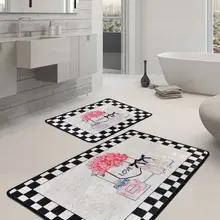 Коврики для ванной нескользящие Противоскользящие коврики противоскользящие Противоскользящие коврики Djt 2'Li набор 60X100 см-50X60 см