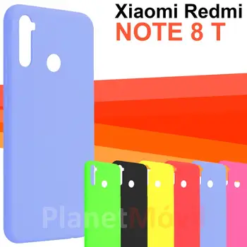 

Funda de Silicona Suave Compatible con Xiaomi Redmi Note 8T flexible en azul rosa rojo o amarillo silicona liquida tacto premium
