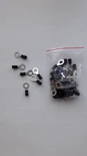 Ring Cable-Wire-Connector Insulated-Terminal Electrical-Crimp-Terminal 50PCS/100PCS RV2-6
