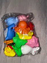 Bathing-Toy Float Soft-Rubber Mixed-Animals Sound-Squeaky Baby Squeeze Colorful for GYH