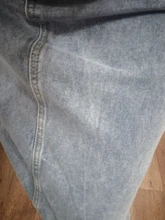 Luck A-Falda vaquera larga Retro Para niña y mujer, falda larga de cintura alta con botones y bolsillos, Vaqueros rectos de talla grande