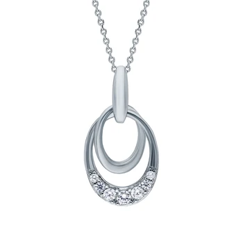 

Silver Pendant with cubic zirconia sunlight sample 925