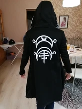 Sudadera larga gótica Punk para mujer, ropa para Parte Superior Femenina, con estampado de Luna, de manga larga, suelta, Otoño, 2021