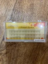Kimcci-extensiones de pestañas individuales, 2D/3D/4D/5D/6D, profesional, suave, Natural, negro, maquillaje de pestañas postizas