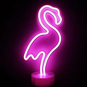 

Neon Luminous Flamingo Table Night Lamp