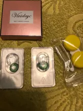 Lentillas de colores, lentes de contacto de Color rojo, azul, verde, para Halloween