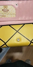 Cartera geométrica para mujer, cartera larga a juego de Color de corona, cartera para teléfono móvil, versión coreana, 2020