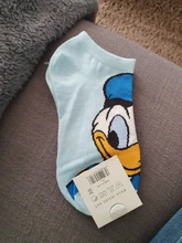 DisneySummer chica nueva calcetines de dibujos animados Mickey Minnie pato de algodón de las mujeres calcetines lindo divertido Invisible corto calcetines para otoño