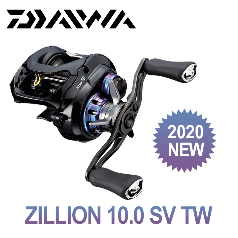 

DAIWA 2020 New ZILLION SV TW 10.0 Baitcasting Fishing Reels Max Drag 4.5KG TWS system SV Concept Saltwater Casting Reels Fishing