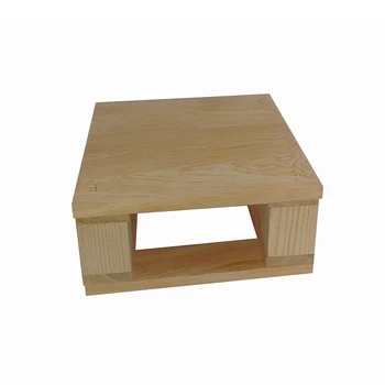 

Palette Style Natural Pine Tree Wood Screen Stand Monitor Stand Screen Riser MDF non-slip