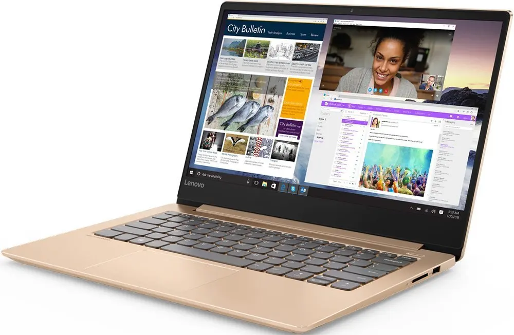 Ноутбук Lenovo 530S-14IKB(81EU00TBRU)/14"/Core i3 8130u/4Гб/SSD 128Гб/uhd graphics 620/Windows 10