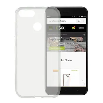 

Mobile cover Xiaomi Mi A1 KSIX Flex TPU Transparent