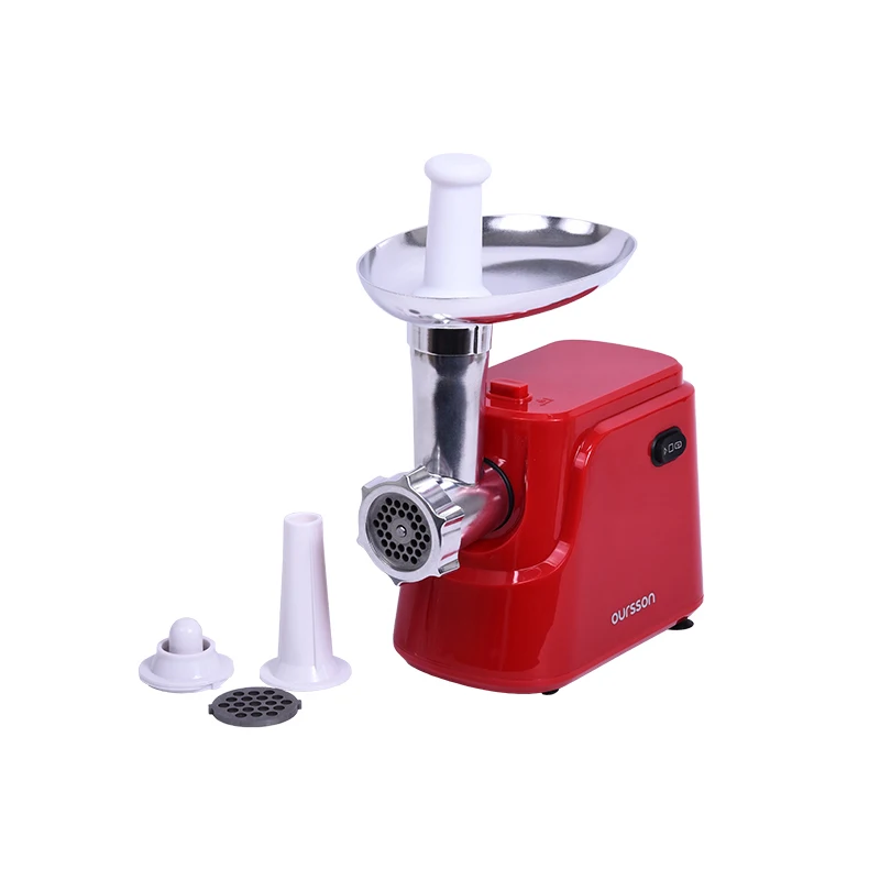 Мясорубка Oursson MG5540/RD заготовки для колбас резки kebbe нарезать овощи и