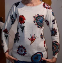 Jersey tejido largo de talla xs-xxl, primavera y otoño, 2021