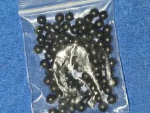 Cuentas de pesca de carpa, 100 unids/lote de 6mm de diámetro, accesorios de pesca de carpa de goma suave, color negro, marrón, verde