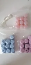 Mabomasticar-Cuentas de dentición hexagonales de 17mm, 10 Uds., grado alimenticio, sin BPA, cuentas de silicona suave, mordedores de bebé, joyería para chupete