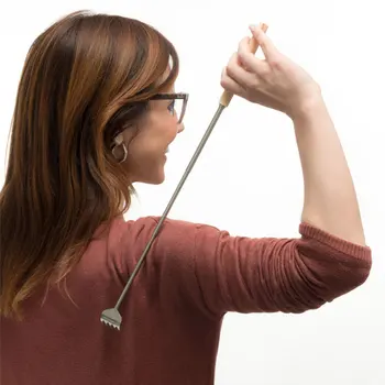 

Extendable Back Scratcher with Wooden Handle