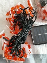 Fairy-Light Fence Led-String Patio Solar-Powered Christmas Honey Outdoor Garden 20leds