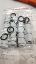 Cable Gland Plastic-Connector PG9 PG16 Nylon PG11 Waterproof PG7 IP68 for 3-6.5mm Pg9/Pg11/Pg13.5/Pg16