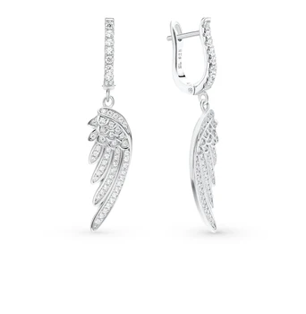 

Silver earrings with cubic zirconia sunlight sample 925