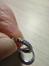 ModaOne-pendientes sencillos de circonio para mujer, aretes de Plata de Ley 925, joyería para la oreja