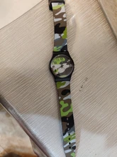 Reloj de camuflaje militar azul marino reloj de silicona para niños de cuarzo, relojes de dibujos animados para niños regalo para niños reloj para niños