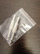 Conector de Audio enchufable para KTV, 2 uds., 6,35mm/6,5mm, Mono enchufe de amplificador, 6,35/6,5