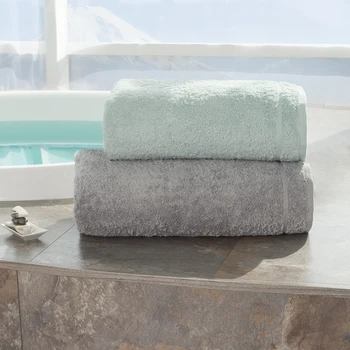 

Set of towels BB towels color: white Mint & Warm Grey (100x160 cm, 70x150 cm)