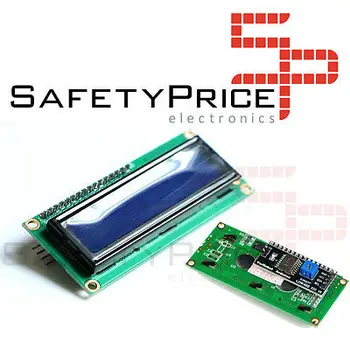 

Blue backlit 1602 LCD Display with arduino compatible IIC/I2C module