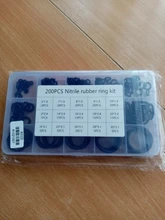 Washer Gasket Ring Sealing Rubber Hydrolock Assortment with Box 200pcs/Set 15-Size