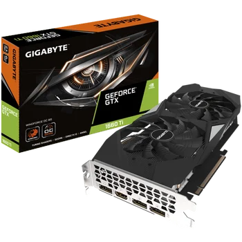 

Gigabyte Graphics card Nvidia Geforce GTX1660 OC WForce 6GB DDR6