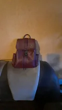 Mochila de viaje Vintage de cuero suave para mujer, bolso escolar de gran capacidad, alta calidad, para adolescentes, nueva