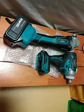 Impact-Wrench Lithium-Ion-Battery Cordless Electric Rechargeable 18V with Two-18v-4.0ah