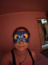 Mascarilla para dormir con forma de perro y gato, protector para ojos, suave, Natural, para dormir, sombra para ojos