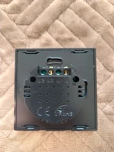 Wall-Lamp Light-Switch Glass-Panel Ac110-220v-Switch 1-Gang White Crystal Standard 1-Way