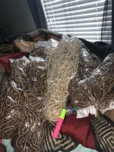 YunRong Nu Bian-pelo de ganchillo de 36 pulgadas para mujer, postizo de Color sintético suave con degradado, extensión de cabello trenzado