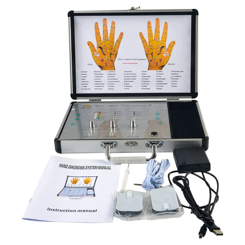 

New Hand Therapy Equipment Body Health Care Beauty Machine,Hand Acupoints Therapy Device,Hand Diagnosis System,Meridian Analyzer