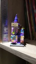 Blocks Christmas-Toy Architectures-Models Building-Quiz LOZ Coffee-Shop City-View Retail-Store