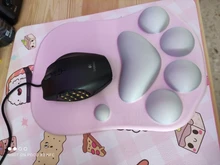 Mice-Mat Rest-Support Mouse-Pad Computer Wrist Silicone Cute PC No Nonslip Cat-Paw