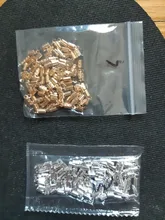 50-100 unids/lote 3MM 5MM plegable sin cerrar abierto crimpado termina de cordón de cuero final consejos cierres cierre para la fabricación de la joyería