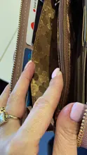 WEICHEN-cartera de mano larga para mujer, billetera de gran capacidad, monedero para teléfono, tarjetero