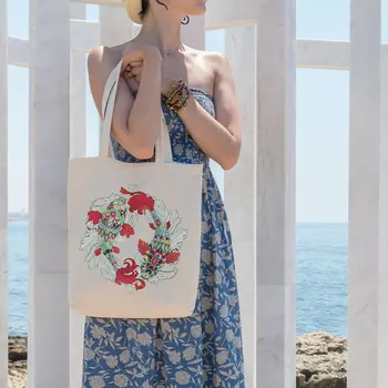 

Angemiel Bag Red Shades Fish Gemini Zodiac Cloth Bag