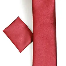 Varetta-узкий красный галстук
