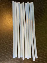 Finder-10 unids/lote barritas de pegamento de fusión caliente, 7mm/ 11mm, diámetro de 190/ 300mm de longitud para pistola de pegamento eléctrico, herramientas de reparación de álbumes artesanales