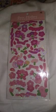 Mr. Paper-pegatinas de hoja lisa, 8 diseños, 1 unidad/bolsa, estilo Ins, Serie de lenguaje de flores, cuentas de mano creativas, Material de decoración DIY