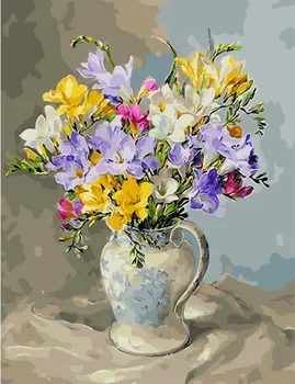 

Painting by numbers paintboy GX 30604 spring bouquet in a vase 40x50 cm
