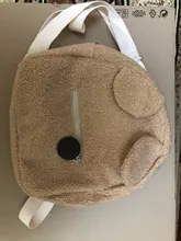 Mini mochila de hombro de felpa para mujer, morral pequeño de verano en forma de oso, bolsos simples para mujer, tendencia 2021