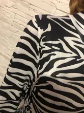 Sexy mujer de manga larga de cuello alto Animal estampado de cebra Bodycon traje de fiesta Stretch Slim top de leotardo